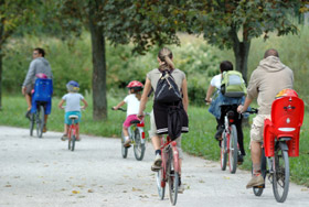 Family Cycling in Richmond Park