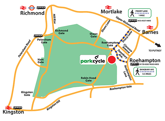 Richmond Park Map