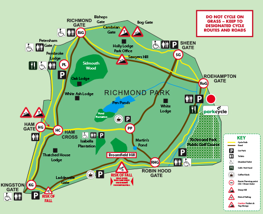 Parkcycle Cycle Map